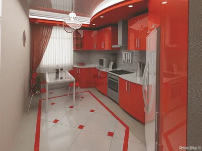 Дизайн интерьера кухни в красном цвете | Элитный Дом - Строительство домов  и коттеджей под ключ