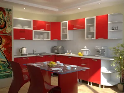 Дизайн кухни в красном цвете: как не допустить ошибки?