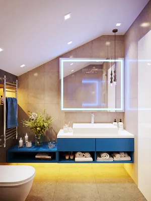 Дизайн ванной комнаты 6 кв.м. - Smart Design