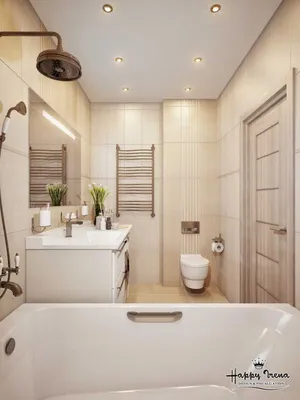 Ванная комната 6 кв м: дизайн, фото, санузел совмещенный с туалетом -  Ремонт квартир фото | Минималистская ванная, Дизайн, Квартира