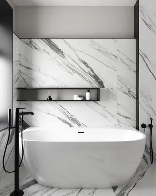 Крупноформатная плитка: 5 идей для дизайна ванной комнаты - Italon Blog