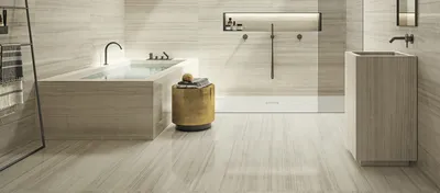 Крупноформатная плитка: 5 идей для дизайна ванной комнаты - Italon Blog