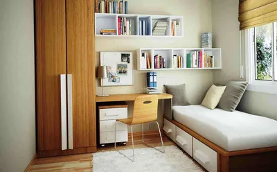 Интерьер маленькой спальни 10 кв м — реальные фото дизайна