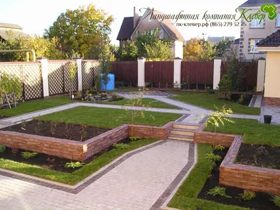 Дизайн двора частного дома фото » Современный дизайн на Vip-1gl.ru