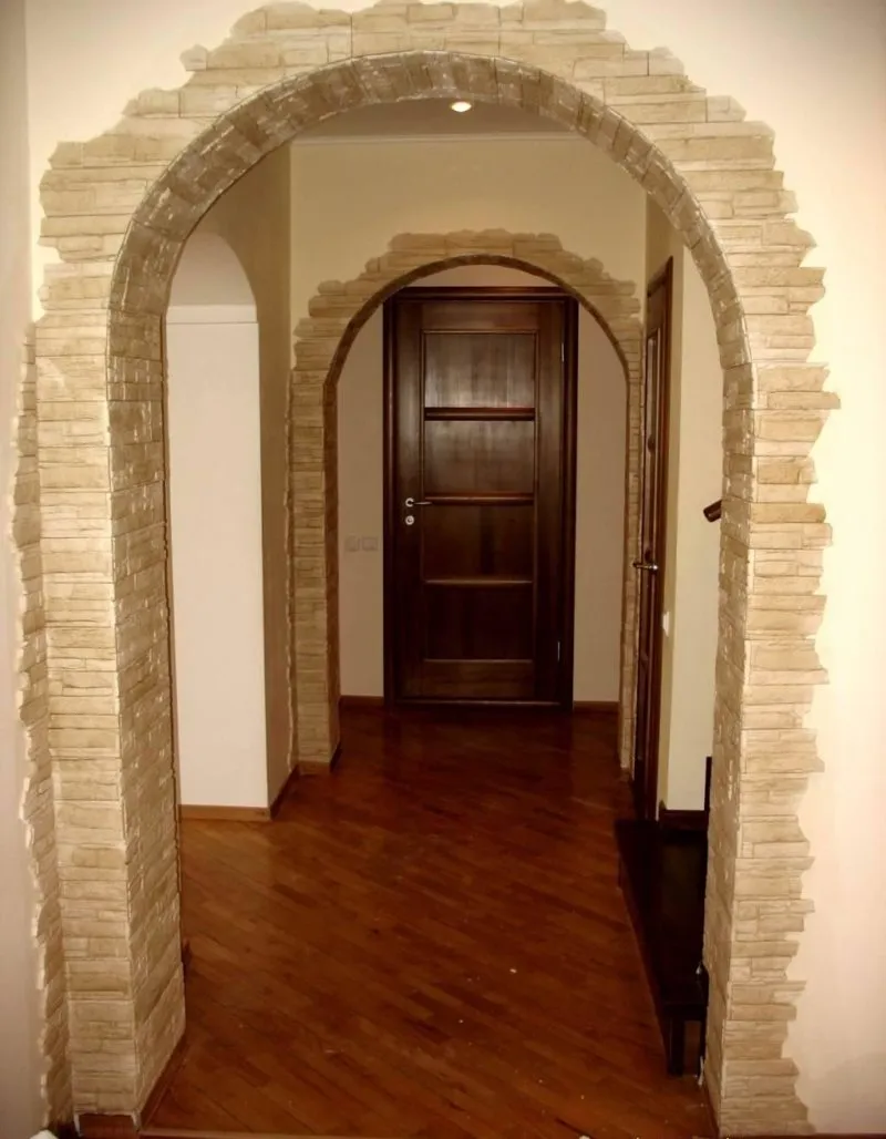 Как оформить арку в коридоре своими руками в квартире, дизайнерские идеи арки в длинном коридоре