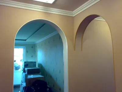 Окантовка арки в квартире - 59 фото