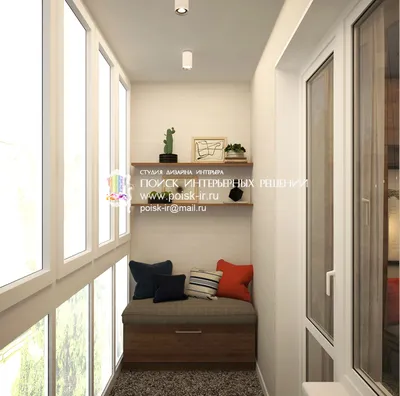 Балконы с диванчиком - Дизайн балконов
