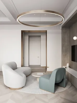 Гостиная в стиле минимализм - Студия дизайна интерьера Моссэбо