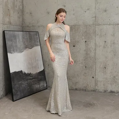 Купить Элегантное длинное платье королевы русалки вечернее платье коктейль  и вечерние платья | Joom